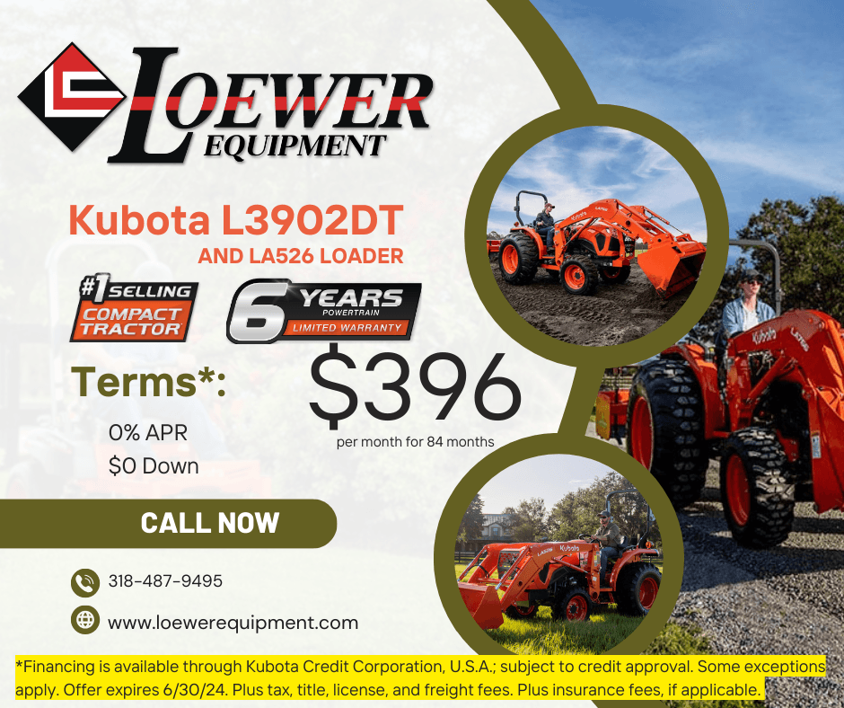 New Kubota L3902DT Tractors